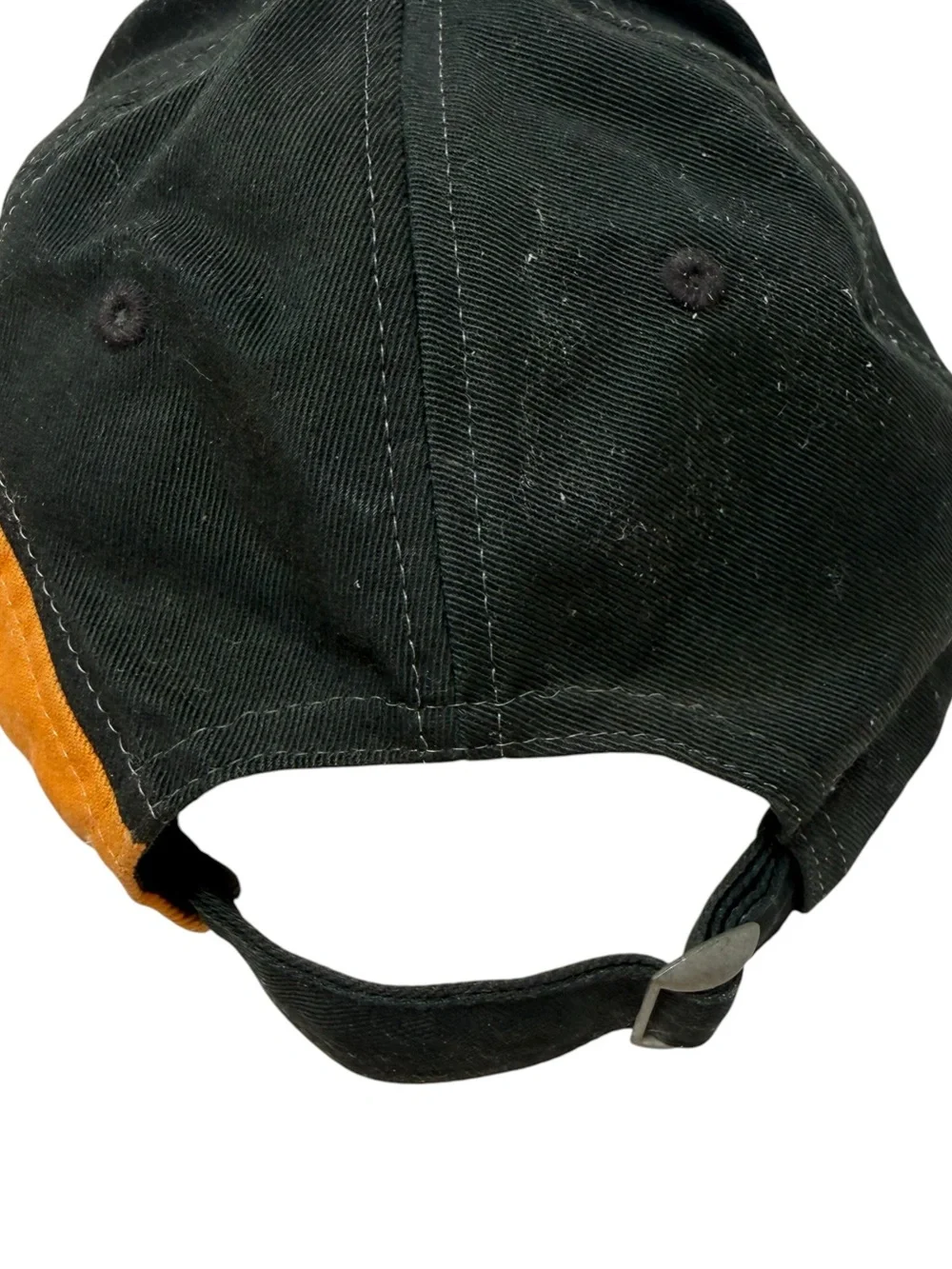 Harley-Davidson Black and Orange HD Embroidered Baseball Cap